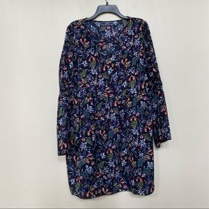 Highness Floral Ballon Sleeve Short Dress